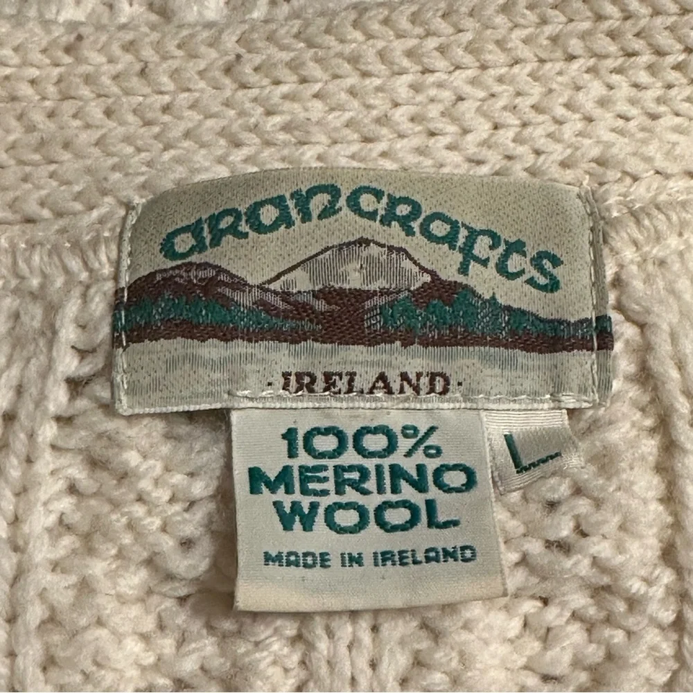 Aran Crafts Single Button Cardigan
